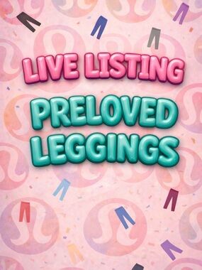 PRELOVED LEGGINGS LIVE LISTING